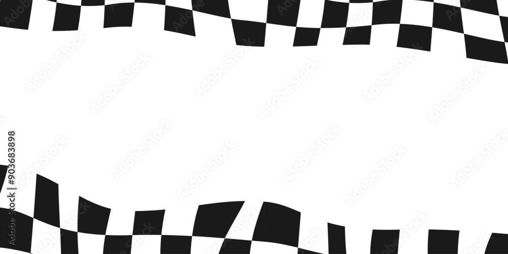 Race checker flag background. Finish check rally background. Wavy ...