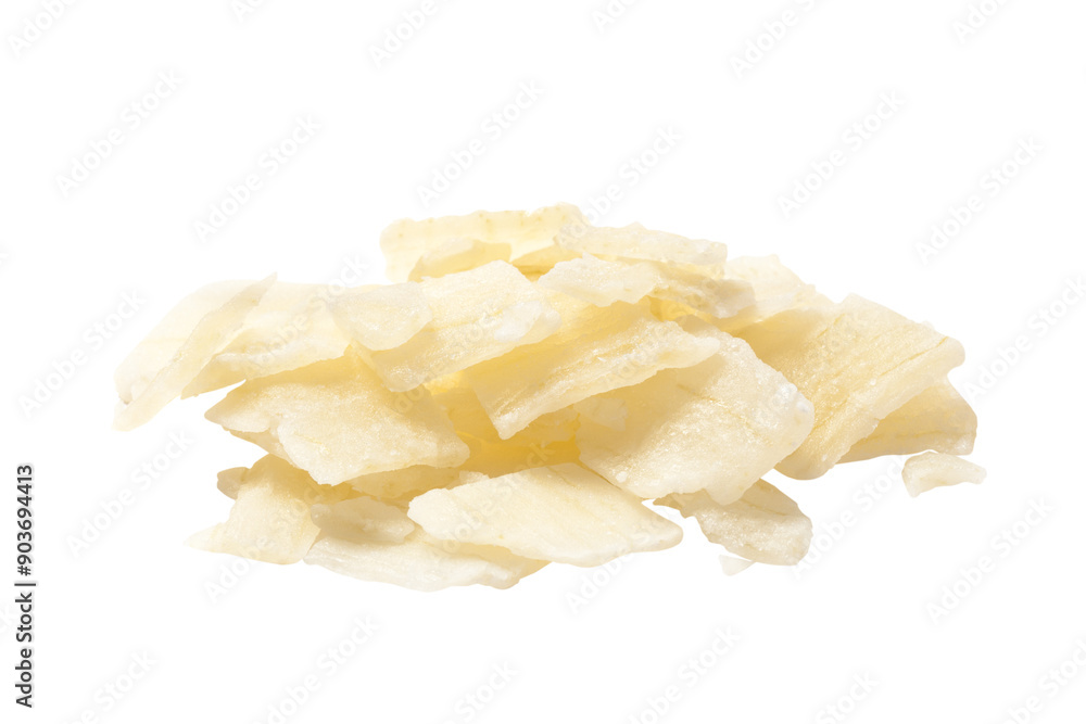 Dried Aloe Vera Isolated Dried Aloe Vera Isolated