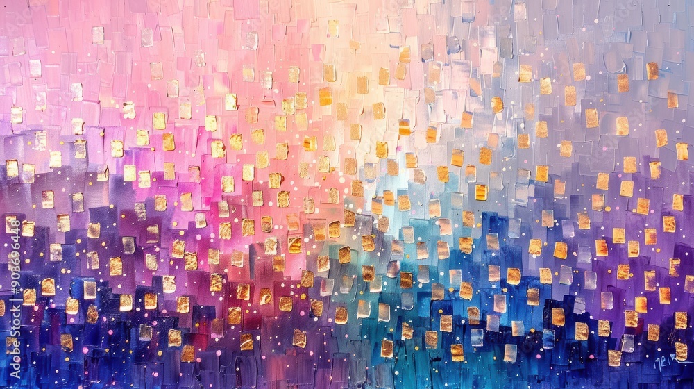 Obraz premium Abstract oil painting, vivid colors