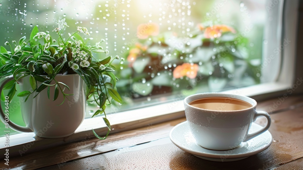 Cozy Rainy Day Cup of Coffee Cozy Rainy Day Cup of Coffee