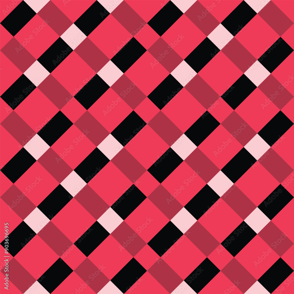 Japanese Checkered Diamond Vector Seamless Pattern Japanese Checkered Diamond Vector Seamless Pattern