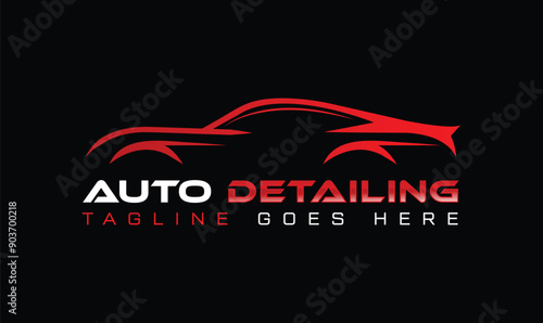 auto detailing logo, car detailing, car business logo, auto wash and detailing logo