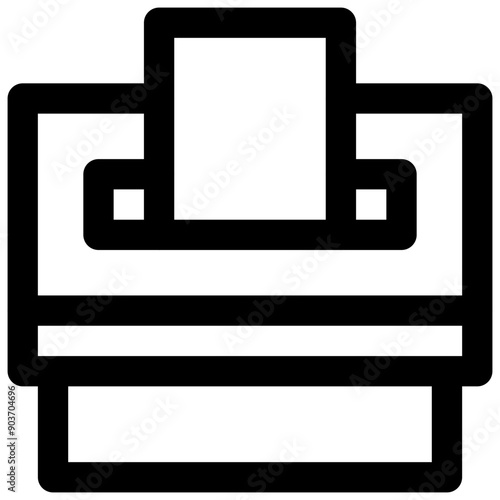 Citizenship. Editable stroke vector icon.