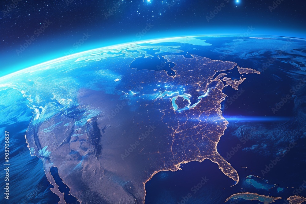 The Arrival of 5G: An Illustrative Map Highlighting the Beacon Cities of North America's Telecommunication Future The Arrival of 5G: An Illustrative Map Highlighting the Beacon Cities of North America's Telecommunication Future