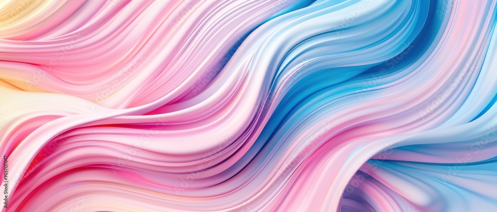 Abstract Colorful Wavy Background with Soft Pastel Tones and Smooth Flowing Lines Abstract Colorful Wavy Background with Soft Pastel Tones and Smooth Flowing Lines