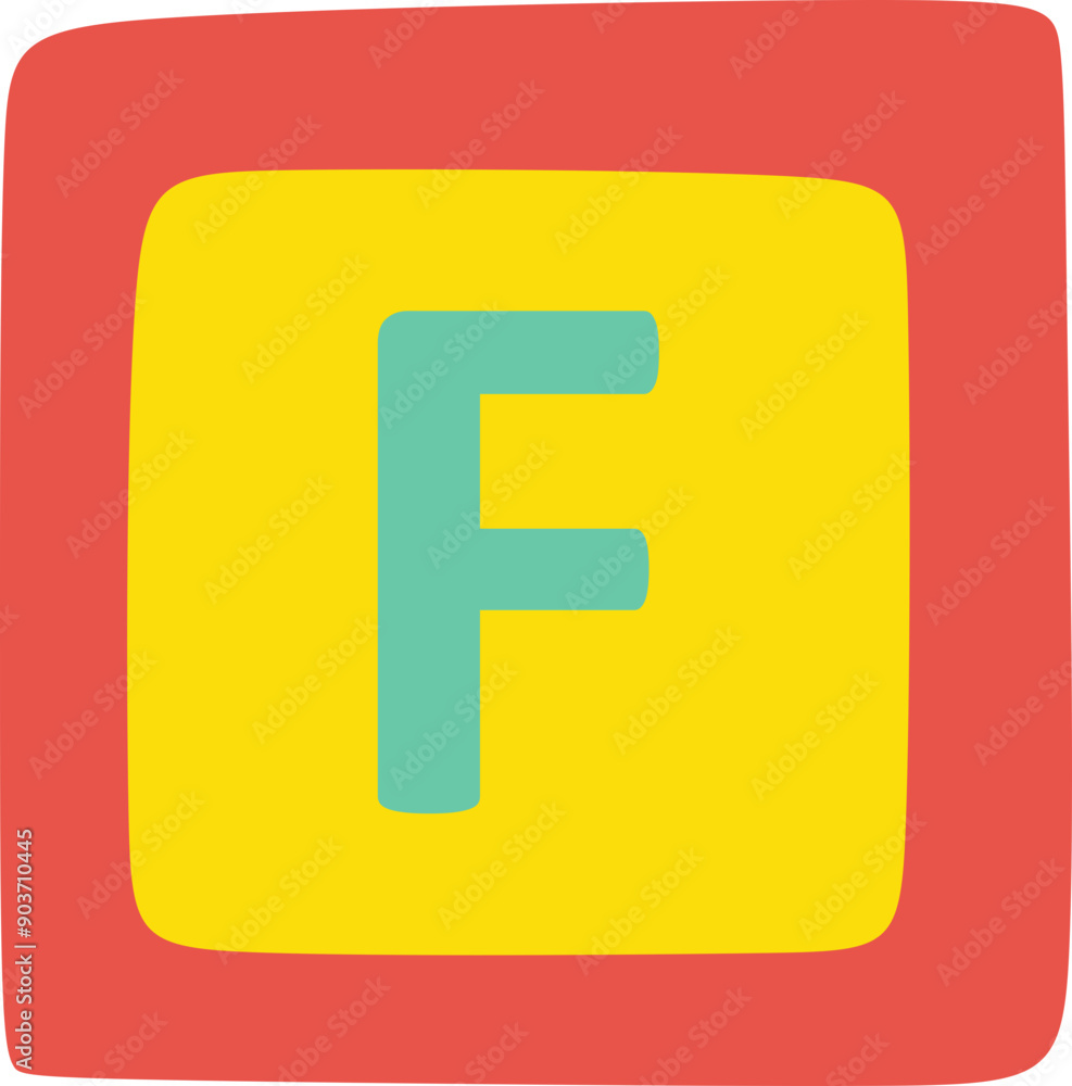 Obraz premium Toy Alphabet Block