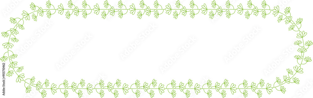 Decorative Floral Frame Line Art Decorative Floral Frame Line Art