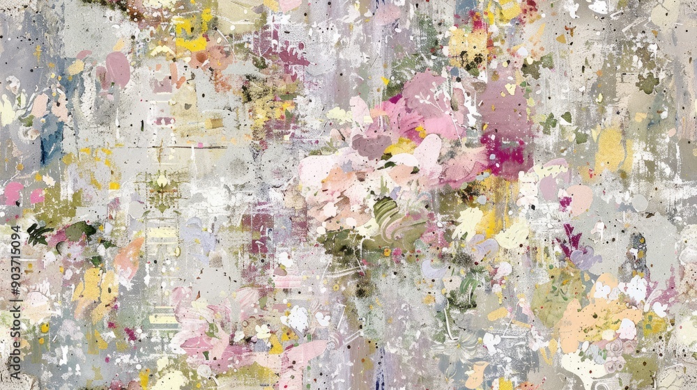 Fototapeta premium A colorful abstract painting with soft