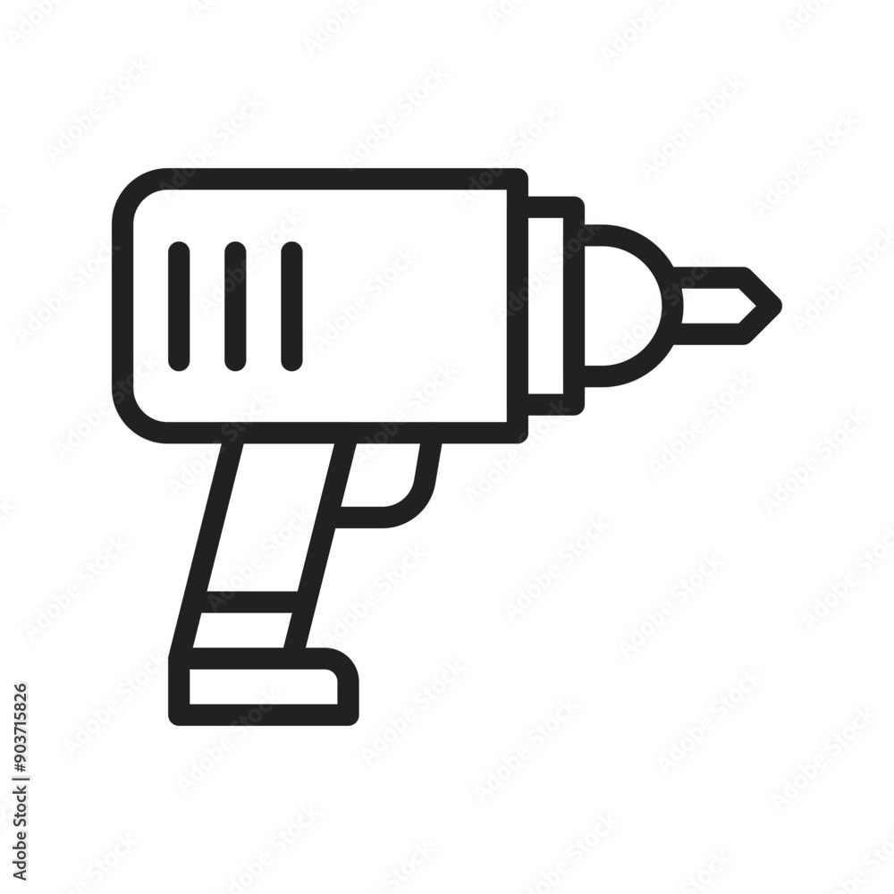 Drilling Machine Icon Drilling Machine Icon
