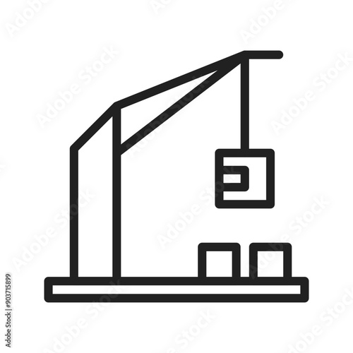 Harbor Crane Icon