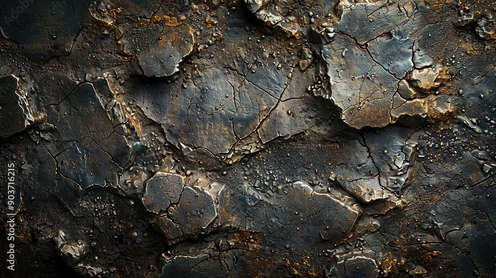 Dark Rock Texture: A close-up of a dark and textured rock surface, featuring intricate cracks, crevices, and a rough, uneven texture. The image evokes a sense of mystery, strength, and resilience. Dark Rock Texture: A close-up of a dark and textured rock surface, featuring intricate cracks, crevices, and a rough, uneven texture. The image evokes a sense of mystery, strength, and resilience.