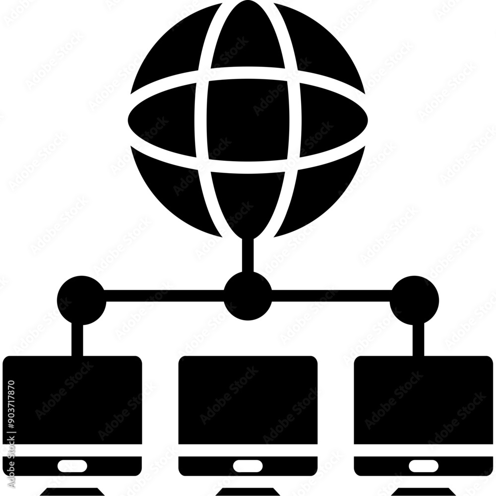 Computer Networks Icon Computer Networks Icon