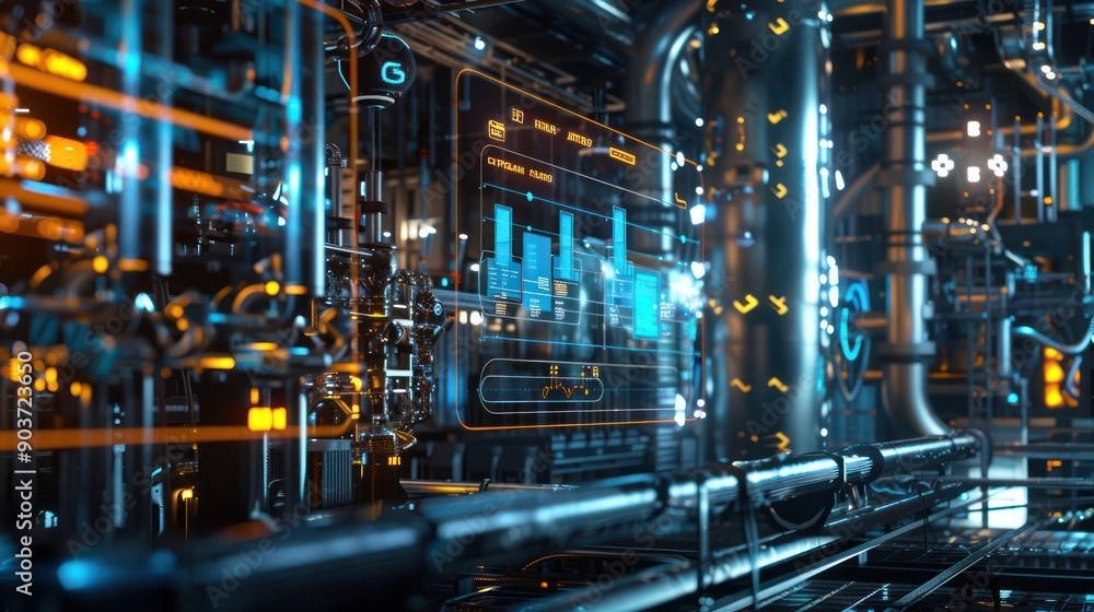 Visualization of AI applications in modern industrial operations Visualization of AI applications in modern industrial operations