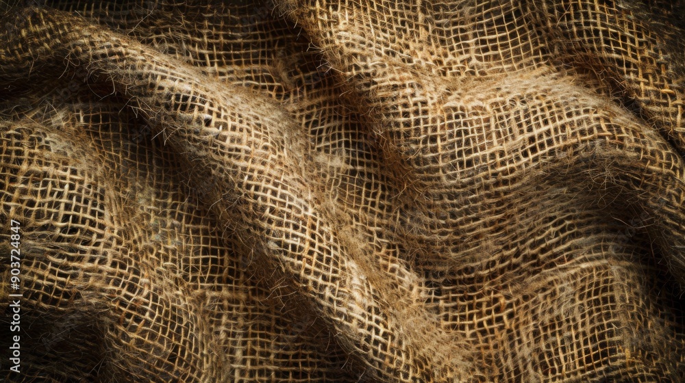 Fototapeta premium A piece of fabric with a brown and tan color