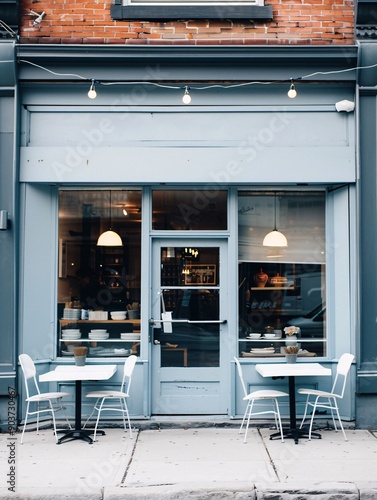 Wallpaper Mural A captivating editorial photograph revealing how interest rate variations affect small businesses, showing entrepreneurs and storefronts in varying economic climates Torontodigital.ca