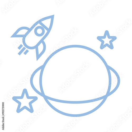 Space Exploration Icon Design