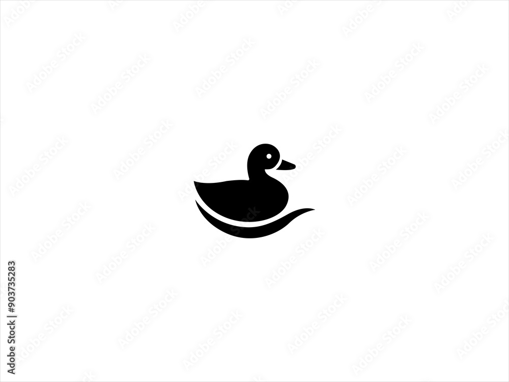 The logo features a stylized duck head in profile, with smooth, flowing lines that capture the duck's distinct beak and eye. The logo features a stylized duck head in profile, with smooth, flowing lines that capture the duck's distinct beak and eye.