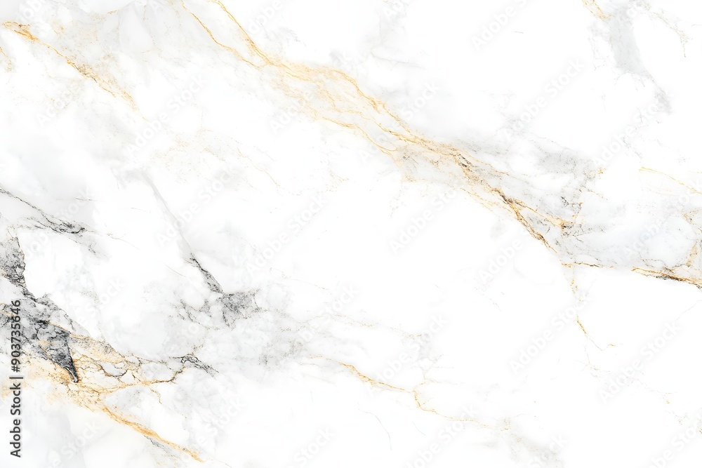 Obraz premium Abstract white marble background with brown and gray color, Natural patterns for design art work, Stone wall texture background
