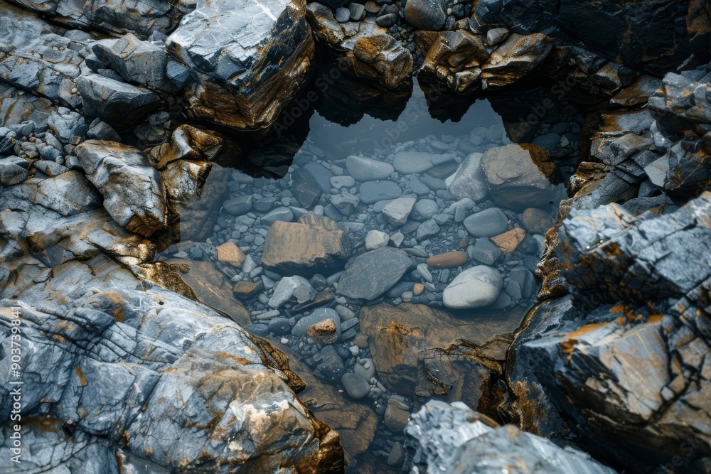 a quarry setting where fossils reveal their secrets. a quarry setting where fossils reveal their secrets.