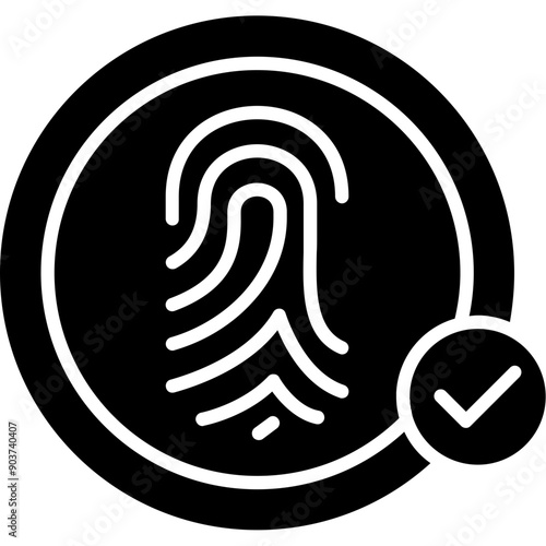 Biometric Recognition Icon