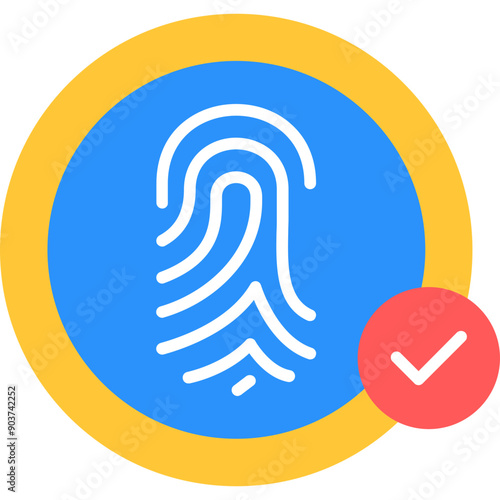 Biometric Recognition Icon