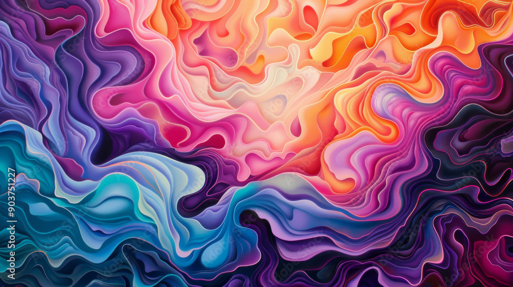 A vibrant abstract artwork featuring swirling patterns and harmonious colors that evoke feelings of creativity and inspiration. A vibrant abstract artwork featuring swirling patterns and harmonious colors that evoke feelings of creativity and inspiration.