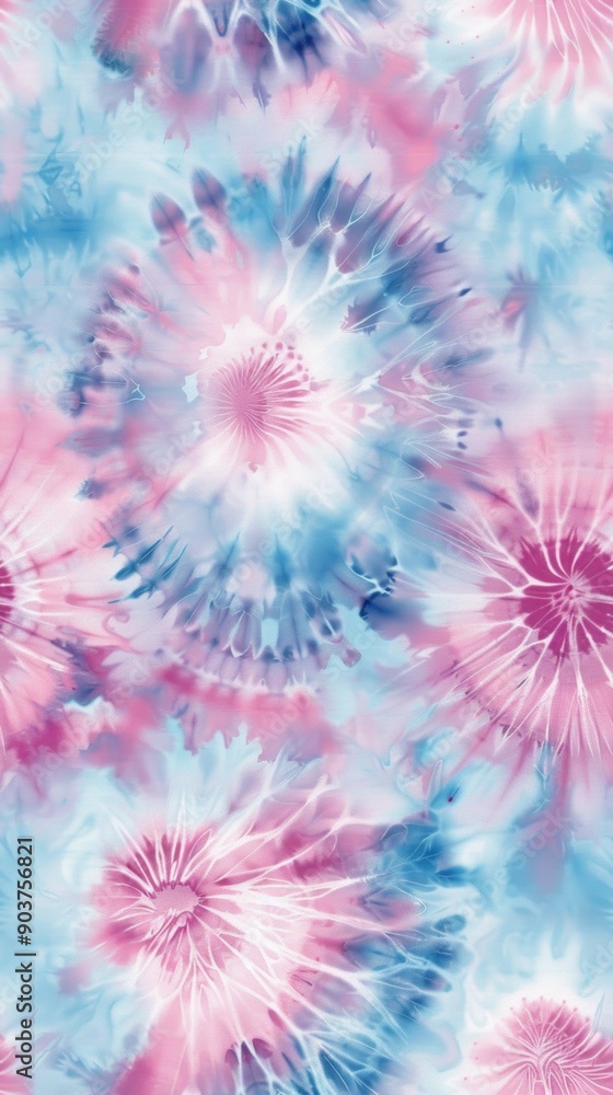 a seamless tie-dye pattern rendered in watercolor style a seamless tie-dye pattern rendered in watercolor style
