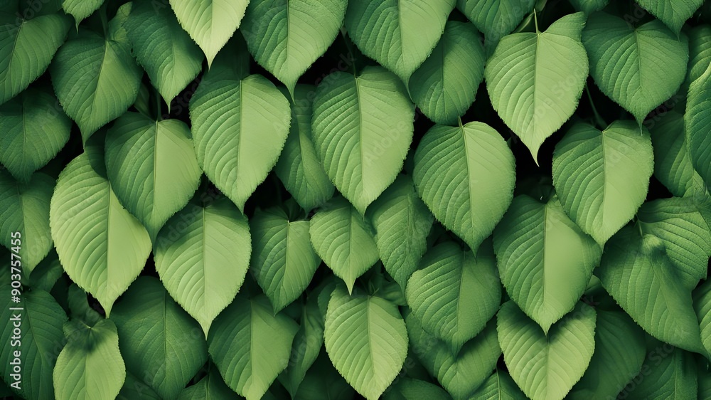 Vibrant green foliage texture, lush summer nature backdrop Vibrant green foliage texture, lush summer nature backdrop