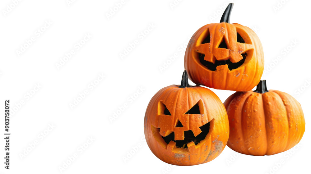 Pumpkin on transparent background Pumpkin on transparent background