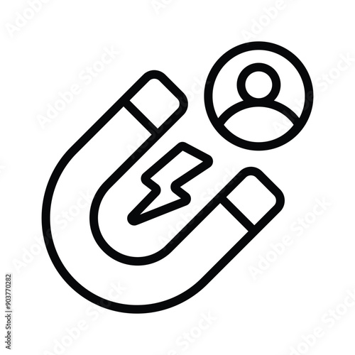 Use this Attract Customers vector icon and gets customer interest effortlessly