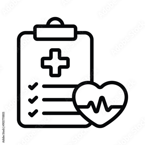 Stay organised with the Medical Checklist vector icon that are ready to download