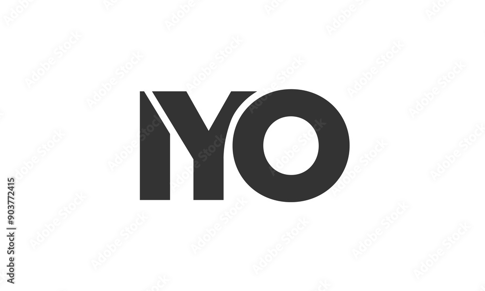 IYO logo design template with strong and modern bold text. Initial based vector logotype featuring simple and minimal typography. Trendy company identity. IYO logo design template with strong and modern bold text. Initial based vector logotype featuring simple and minimal typography. Trendy company identity.