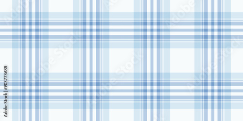Exotic check plaid pattern, designer seamless fabric vector. Backdrop texture background textile tartan in light and pastel snow colors.