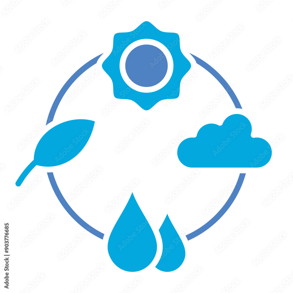 Fototapeta premium Ecosystem Icon