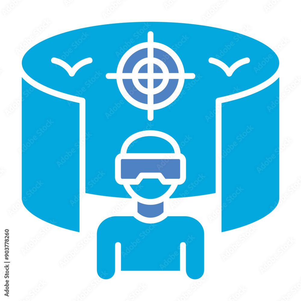 Obraz premium Shooting Game Icon