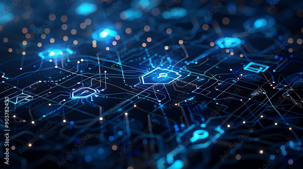 Abstract Digital Network Background. Abstract Digital Network Background.