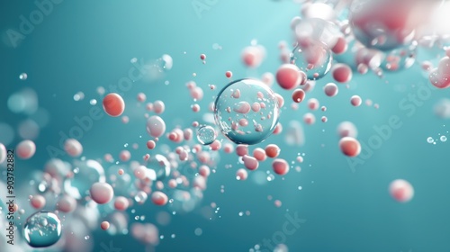 Wallpaper Mural A surreal view of chemical reactions in microgravity, revealing unexpected patterns and formations Torontodigital.ca