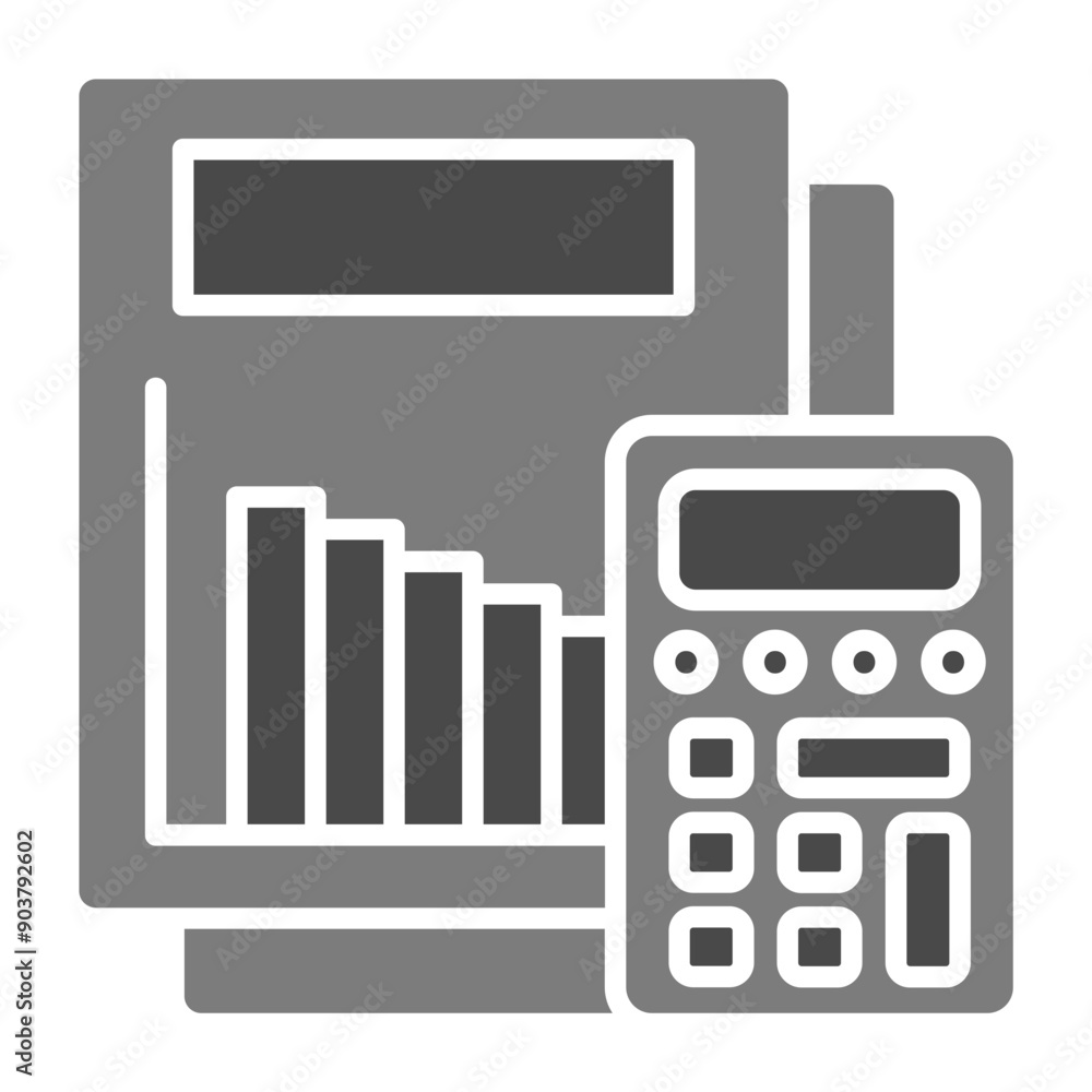 Obraz premium Calculations Icon