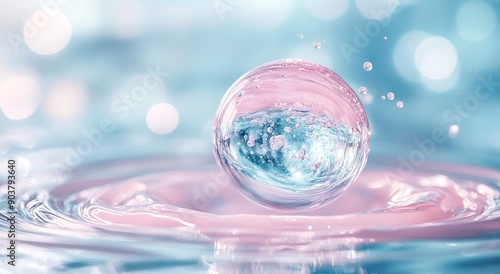 Wallpaper Mural 透明感のある水晶玉の背景　 Torontodigital.ca