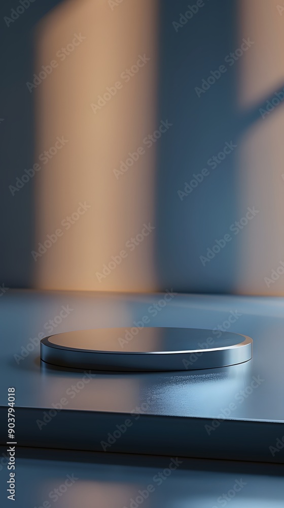 close up of a plate for product display podium