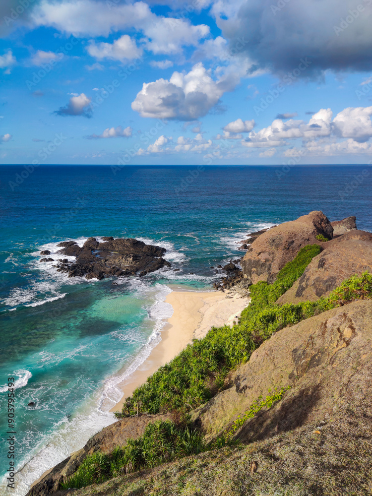 Merese Hill in Lombok is a hill famous for its beauty for a long time, and is even popular among visitors from abroad, beach and hill, view of the sea from the Hill, danger cliff edge, dog on the hill Merese Hill in Lombok is a hill famous for its beauty for a long time, and is even popular among visitors from abroad, beach and hill, view of the sea from the Hill, danger cliff edge, dog on the hill