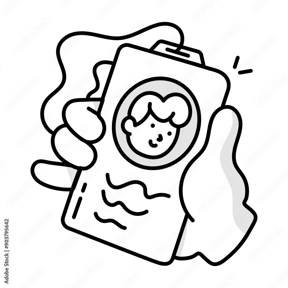 A library card sketchy style icon
A library card sketchy style icon