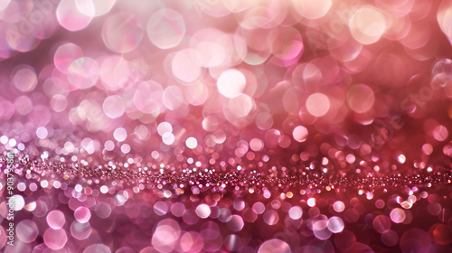 Abstract Pink Bokeh Lights