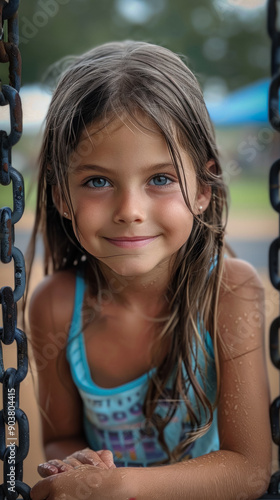 Little girl stock photo