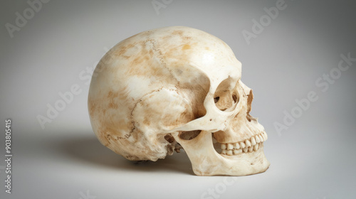 Skull side view