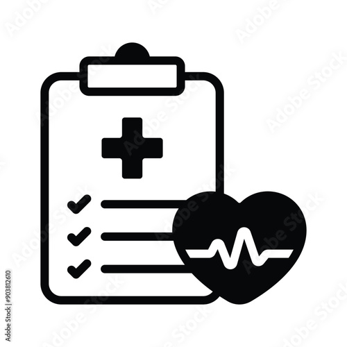 Stay organised with the Medical Checklist vector icon that are ready to download
