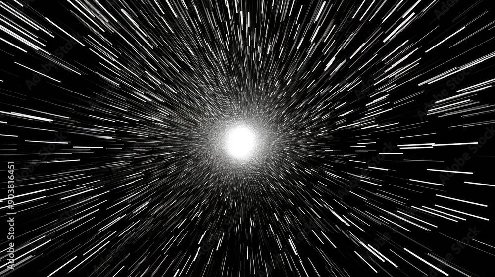Obraz premium artistic star vortex