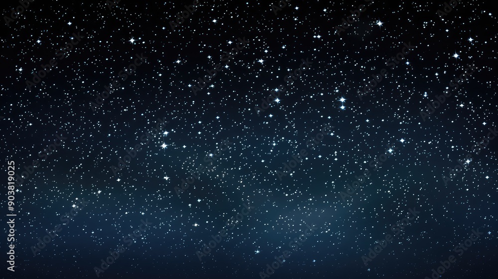 Fototapeta premium dark white stars