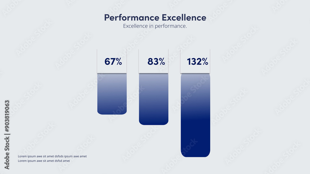 Excellence Performance Graph Performance Excellence | with Control Panel Stock Template | Adobe Stock