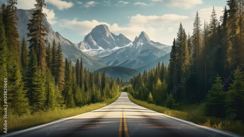 isolation road through mountains isolation road through mountains